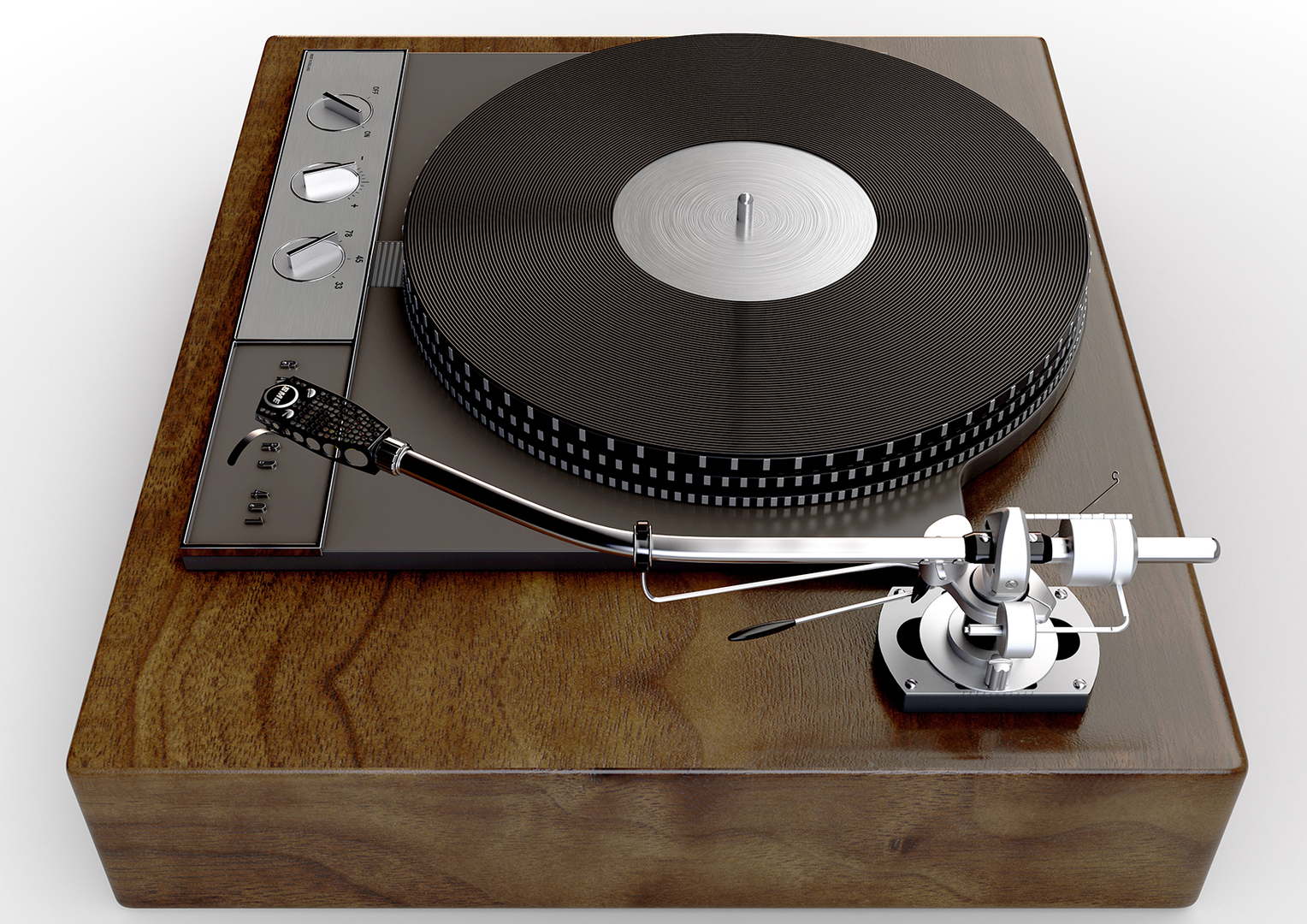 Platine Vinyle Vintage Garrard D-20 - En état De Fonctionnement - Électronique Rétro