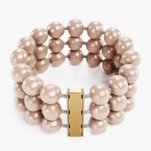 3D pearl bracelet