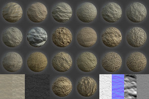 Set of 20 Various Sand PBR Textures Volume 2