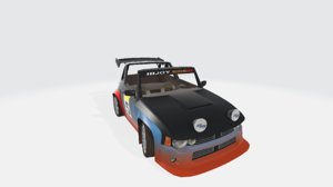 3D apex car black model
