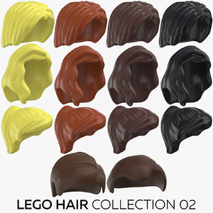 lego hair 02 model