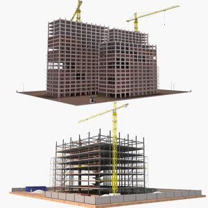 construction industrial 3D model