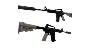 3D m4a1 weapon model
