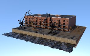 3D model puerto madero