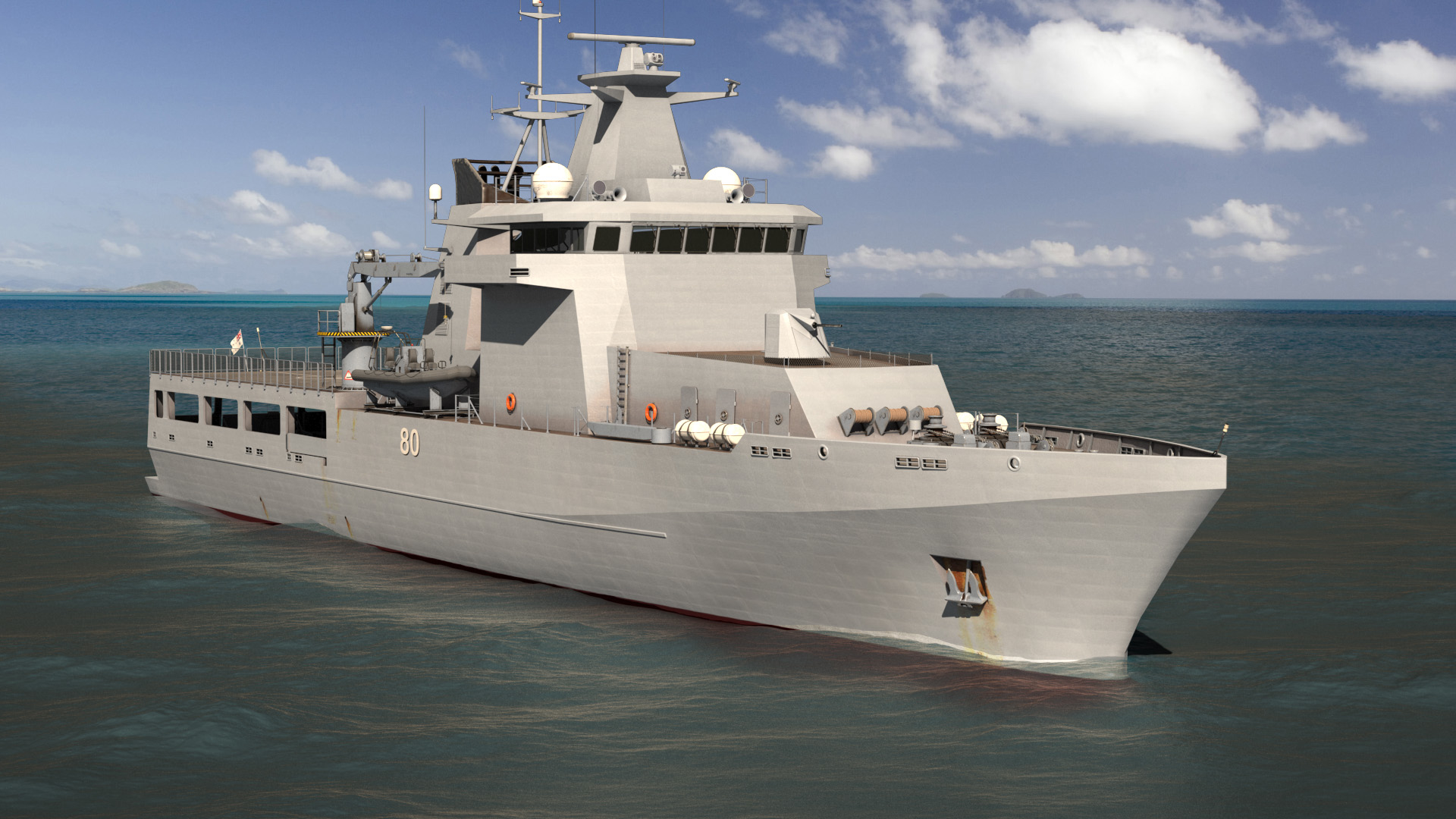 阿拉法拉级opv3d模型