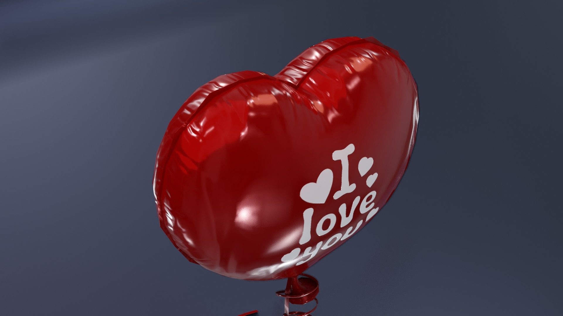 气球心形3d模型