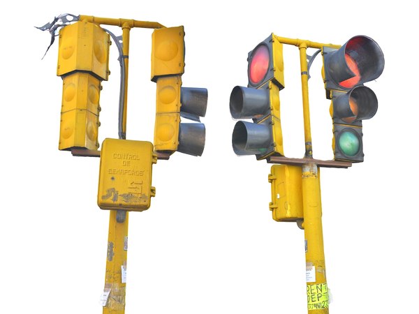 stop lights mexico 3D