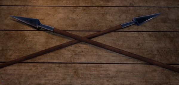 ファンタジー中世の武器の槍3dモデル Turbosquid