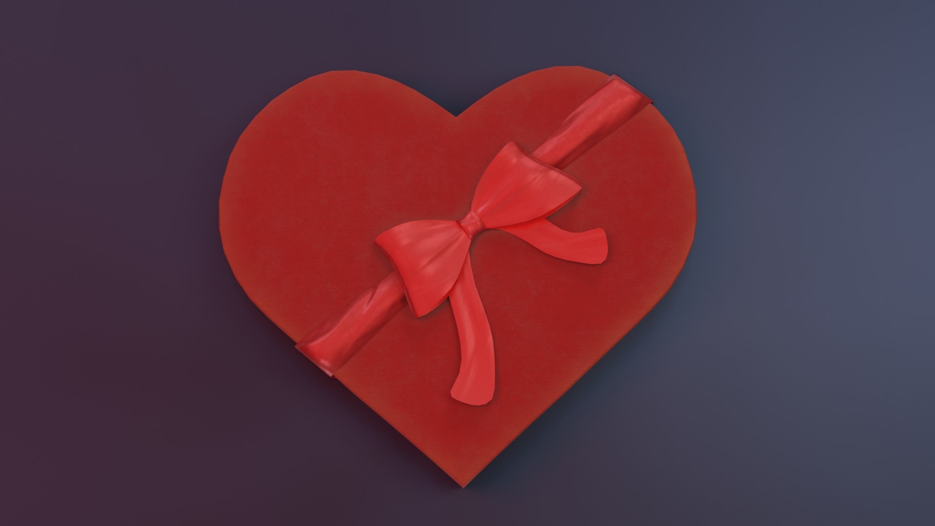 心形礼物3d模型