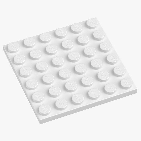 Lego plates 6x6 3D model TurboSquid 1492018