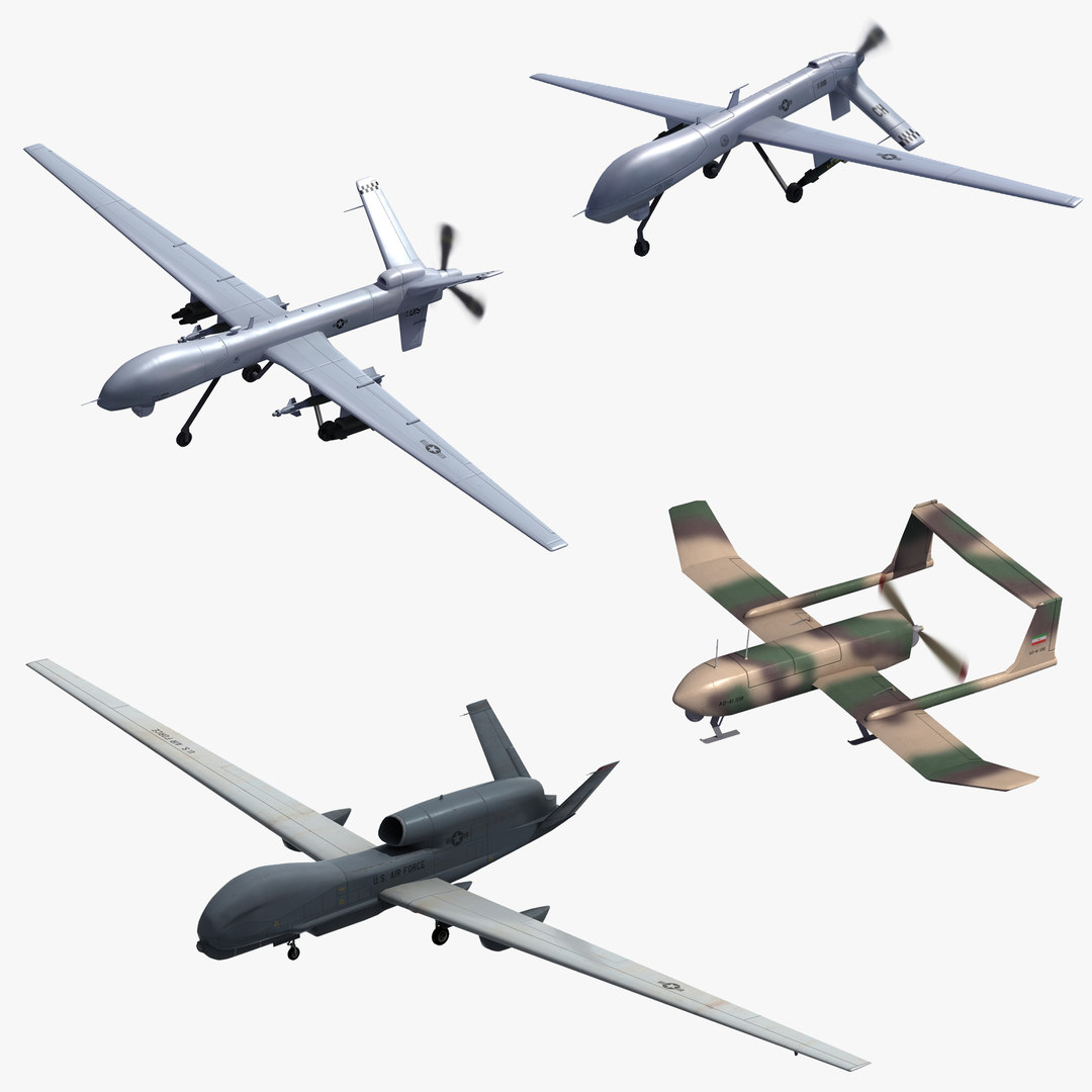 Uav drone mq1 3D model - TurboSquid 1492087