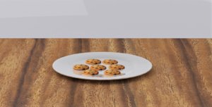 cookie food biscuit 3D model
