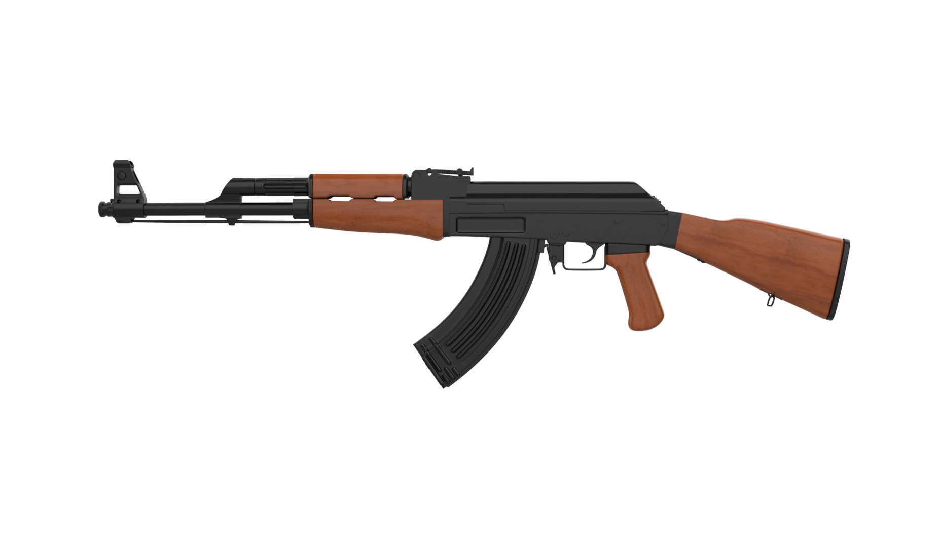 3D ak47 rifle - TurboSquid 1492276