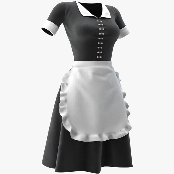 cleaning lady uniform model
