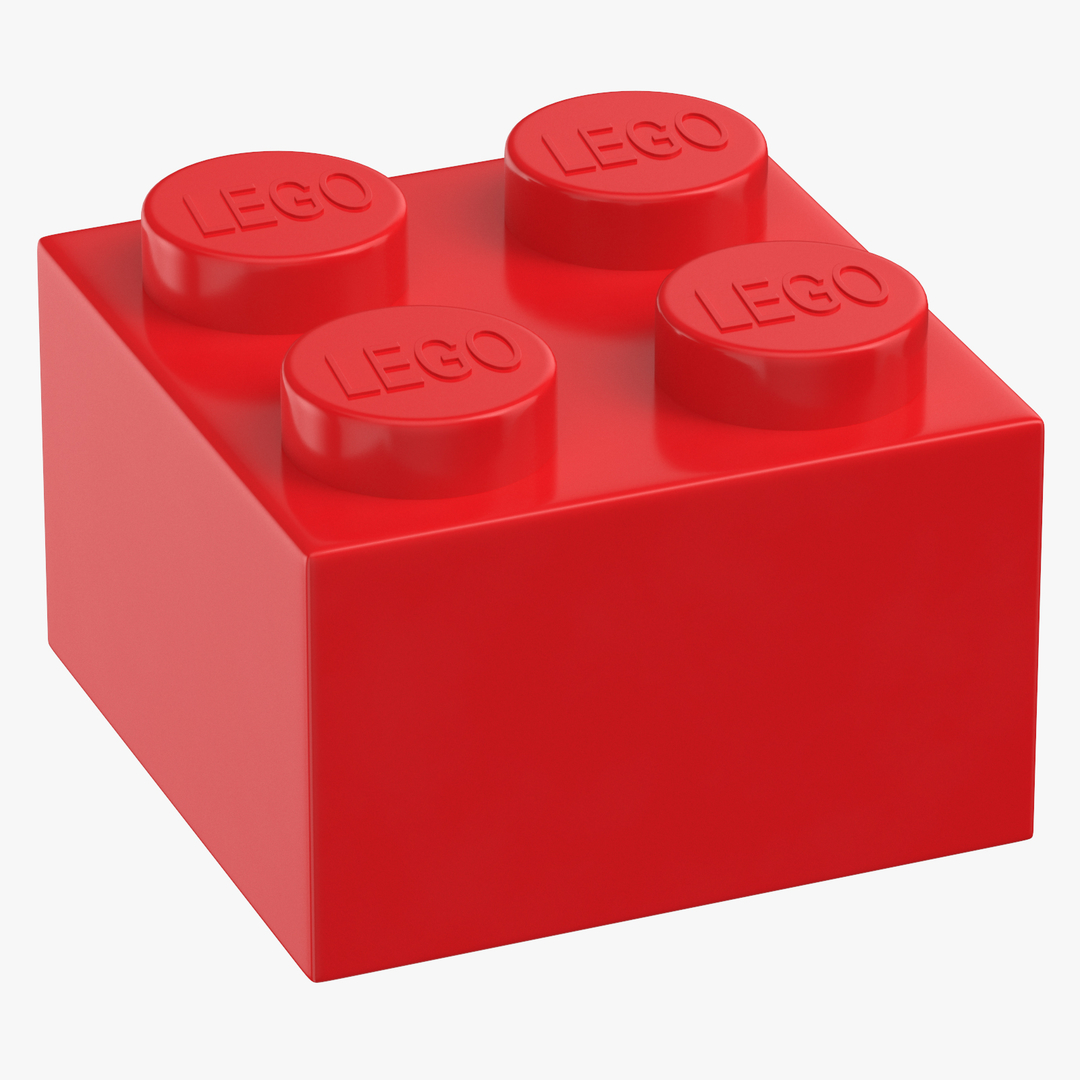 red lego storage brick