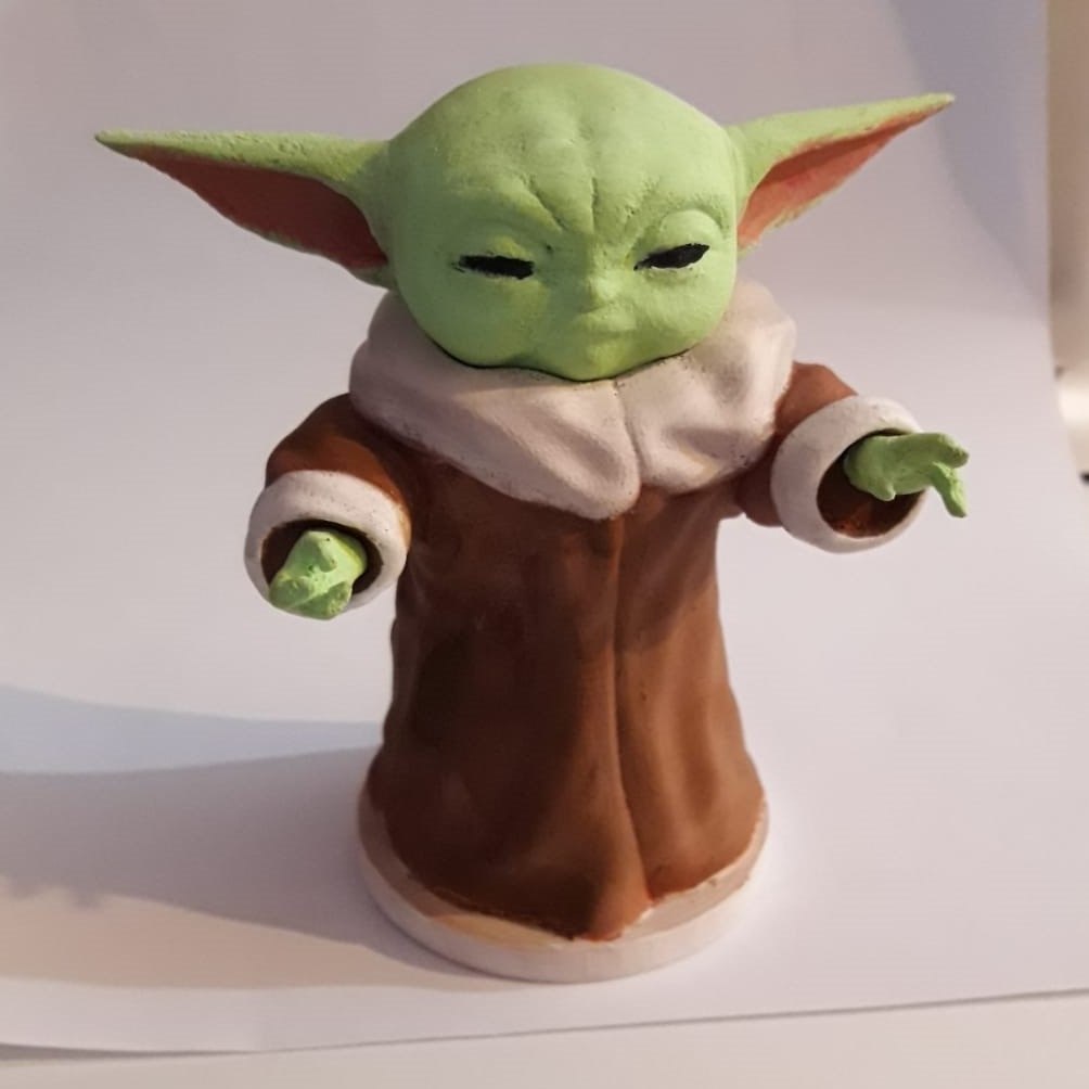 3D print available baby yoda model TurboSquid 1489215