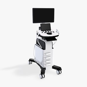 3D ultrasound machine model
