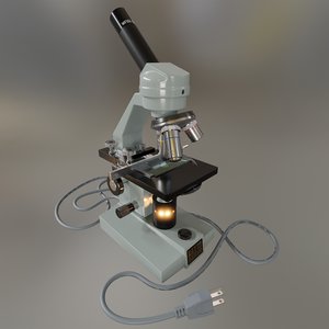 microscope 3D model