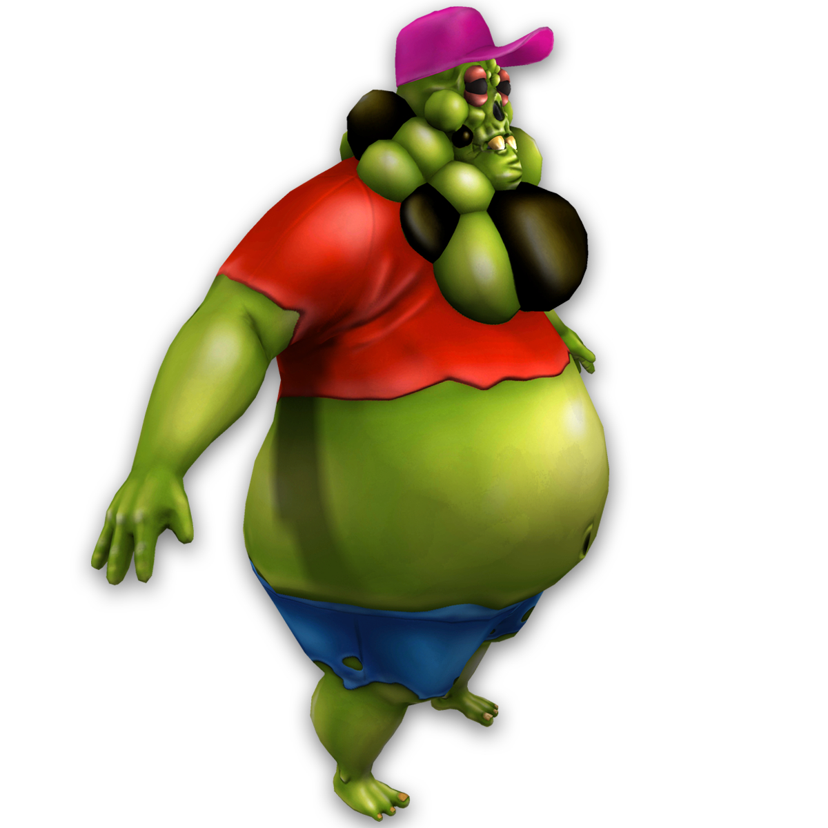 卡通僵尸包低聚虚幻|准备好unity游戏3d模型