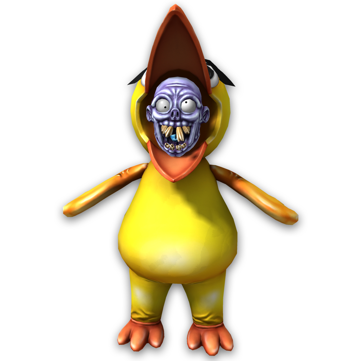 卡通僵尸包低聚虚幻|准备好unity游戏3d模型