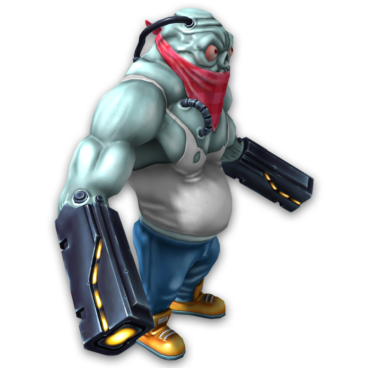 卡通僵尸包低聚虚幻|准备好unity游戏3d模型