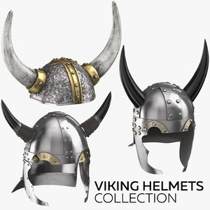 viking helmets 3D