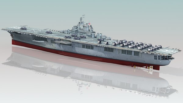 Uss wasp cv-18 1943-1945 3D model - TurboSquid 1493092