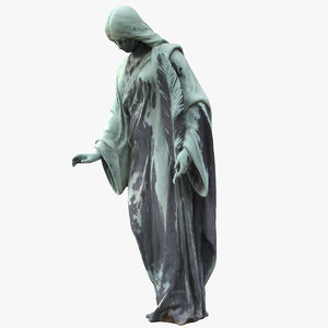 bronze figure feathe model