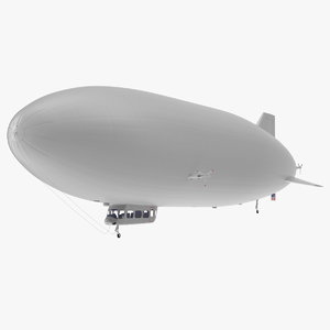 3D blimp airship generic air