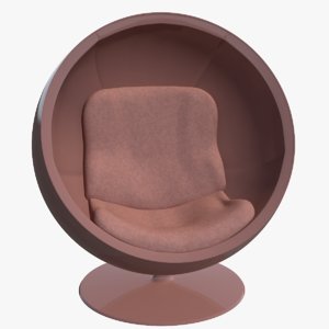 chair seat furniture 3D