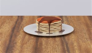 pancakes chocolate syrup model