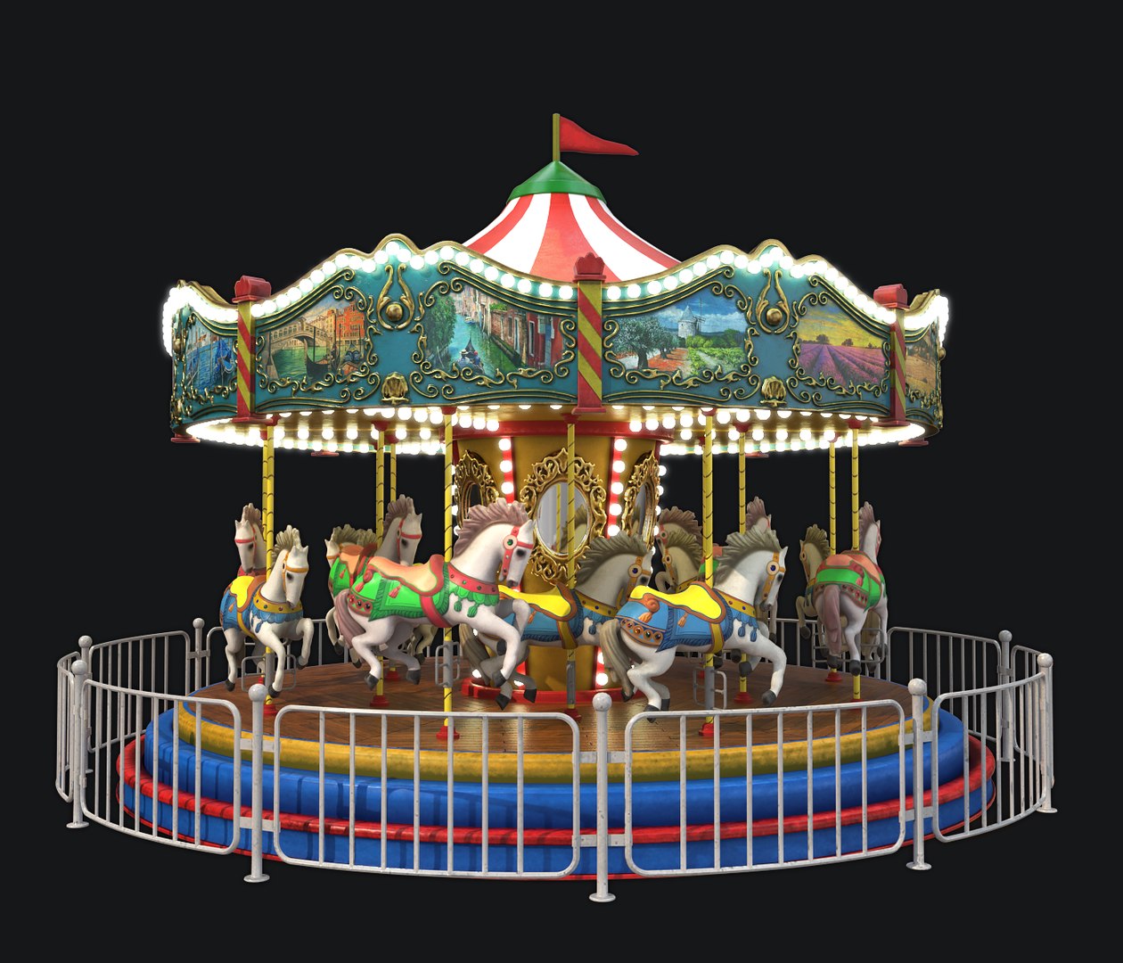 3d carousel