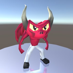 3D character games animations - model