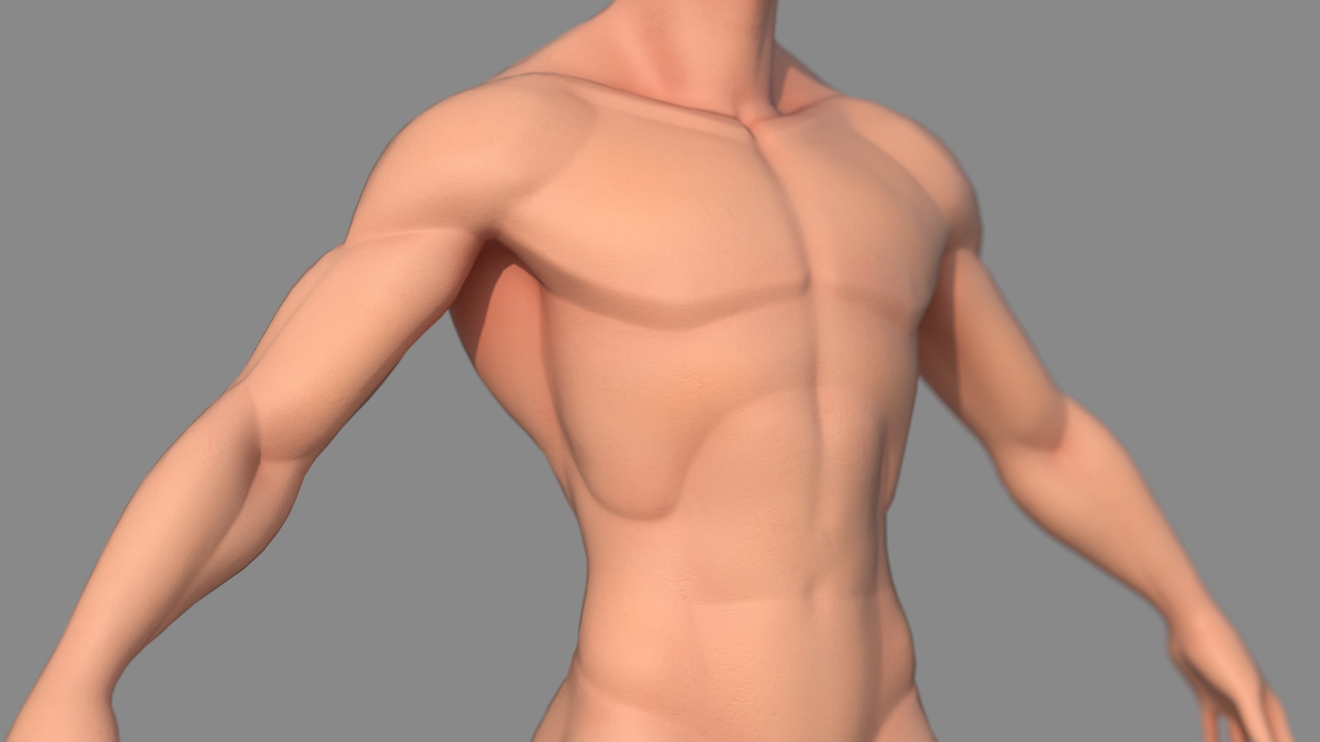 3D character male body base model - TurboSquid 1493749