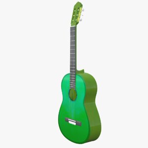 guitar 3D model