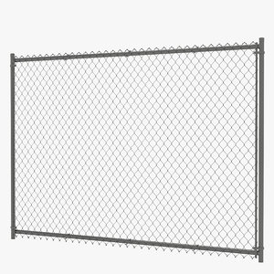 3D chain link fence