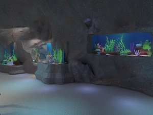 3D model aquarium