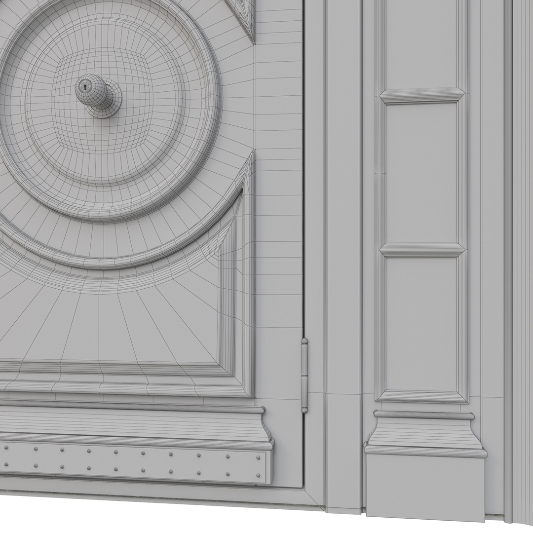 Eingang klassische Tür 16 3D-Modell - TurboSquid 1493922