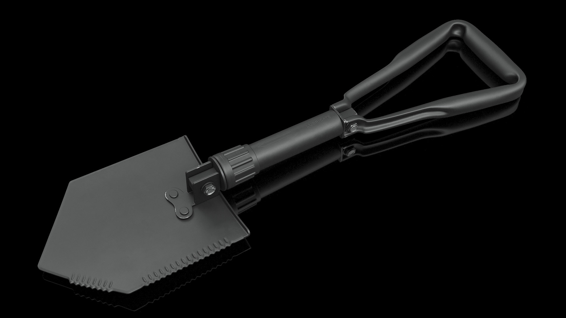 Military entrenching tool 3D model TurboSquid 1494074