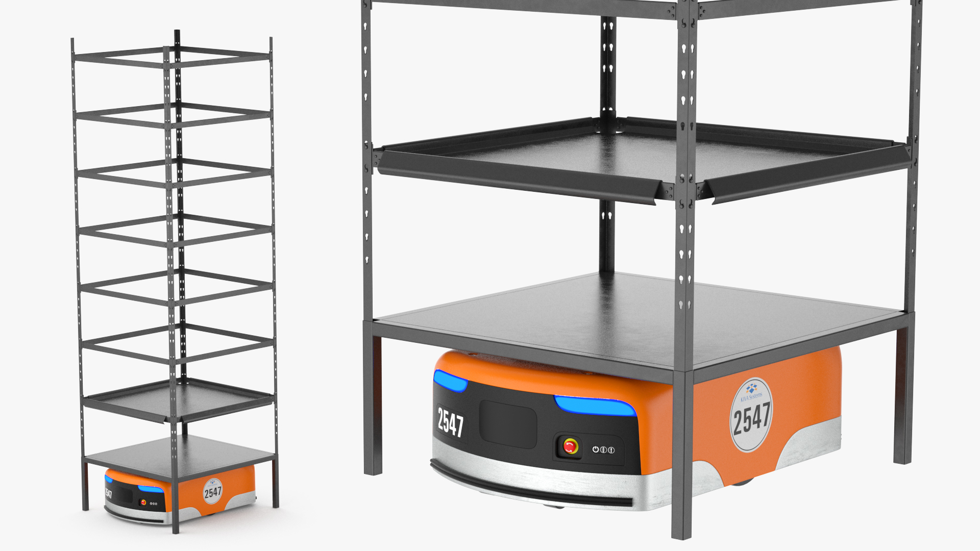 Amazon kiva warehouse robot model TurboSquid 1494118