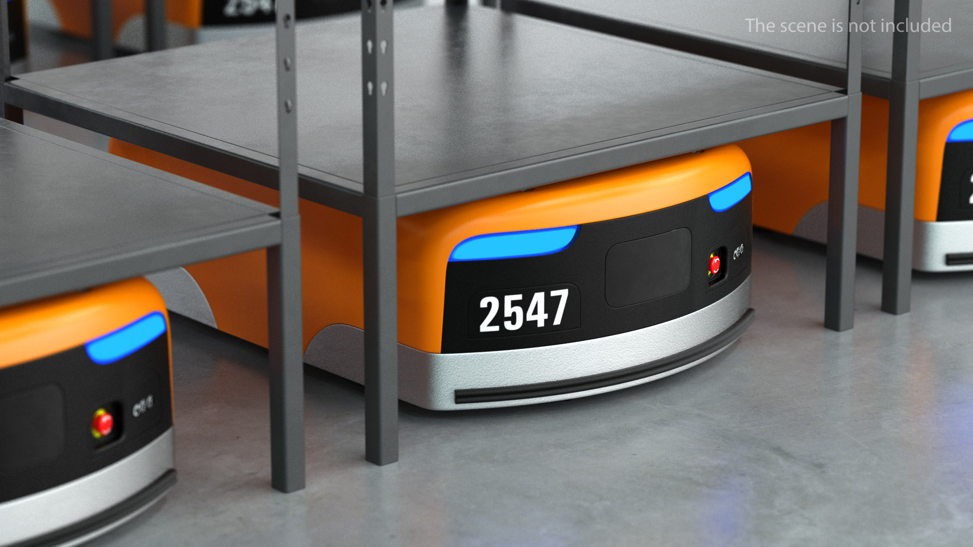 Amazon kiva warehouse robot model TurboSquid 1494118