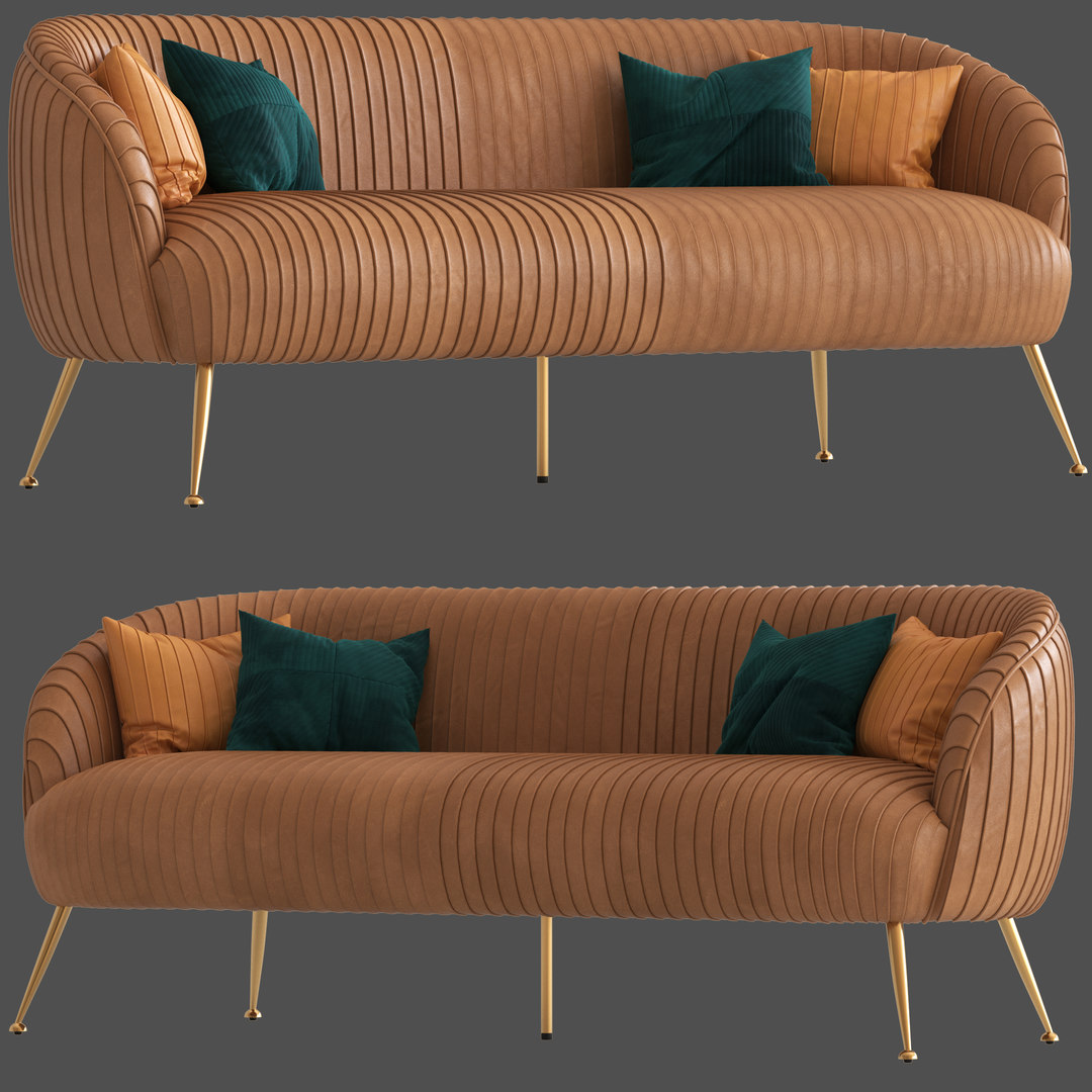 Cult furniture marietta sofa model TurboSquid 1494099