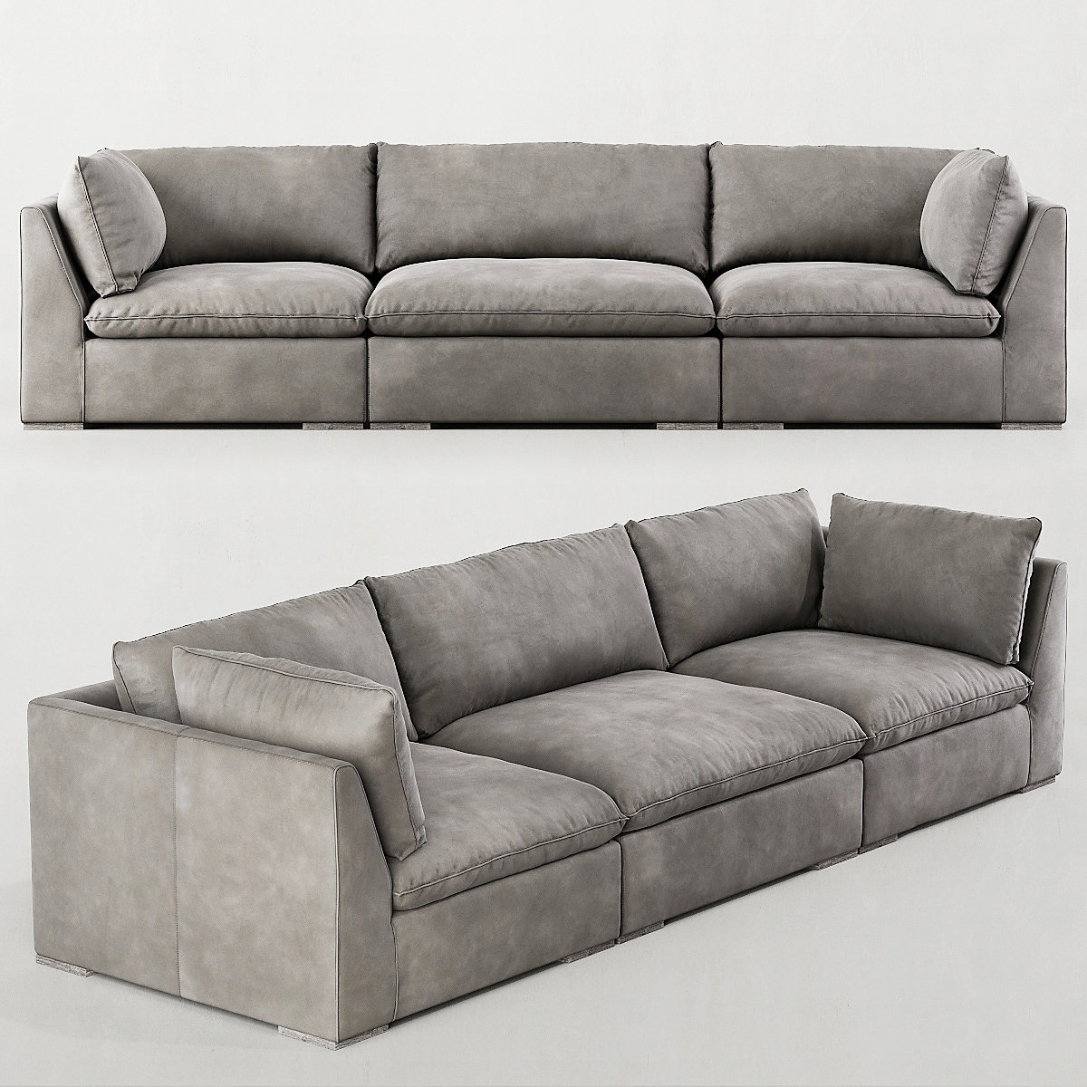 Model Restoration Costera Modular Leather Sofa Turbosquid 1494126 Model Restoration Costera Modular