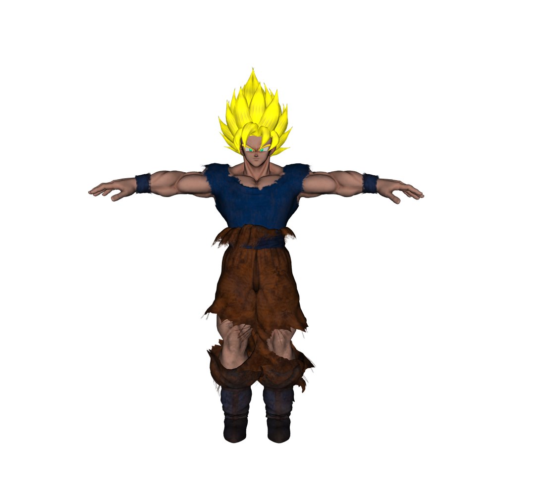 Super goku jump 3D model - TurboSquid 1494245