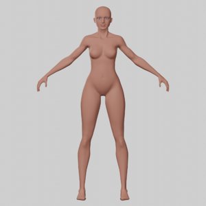 base female character model
