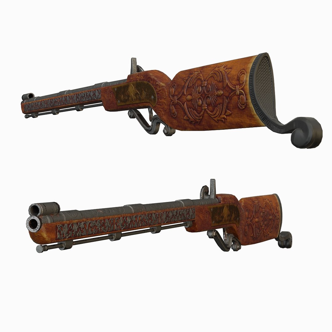 Pbr rifle 3D model - TurboSquid 1494382