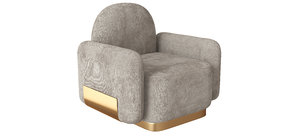 3D mezzo handy armchair model