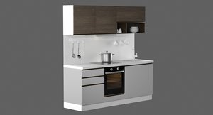 kitchen design 2100 3D model