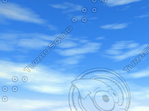cloudy blue sky