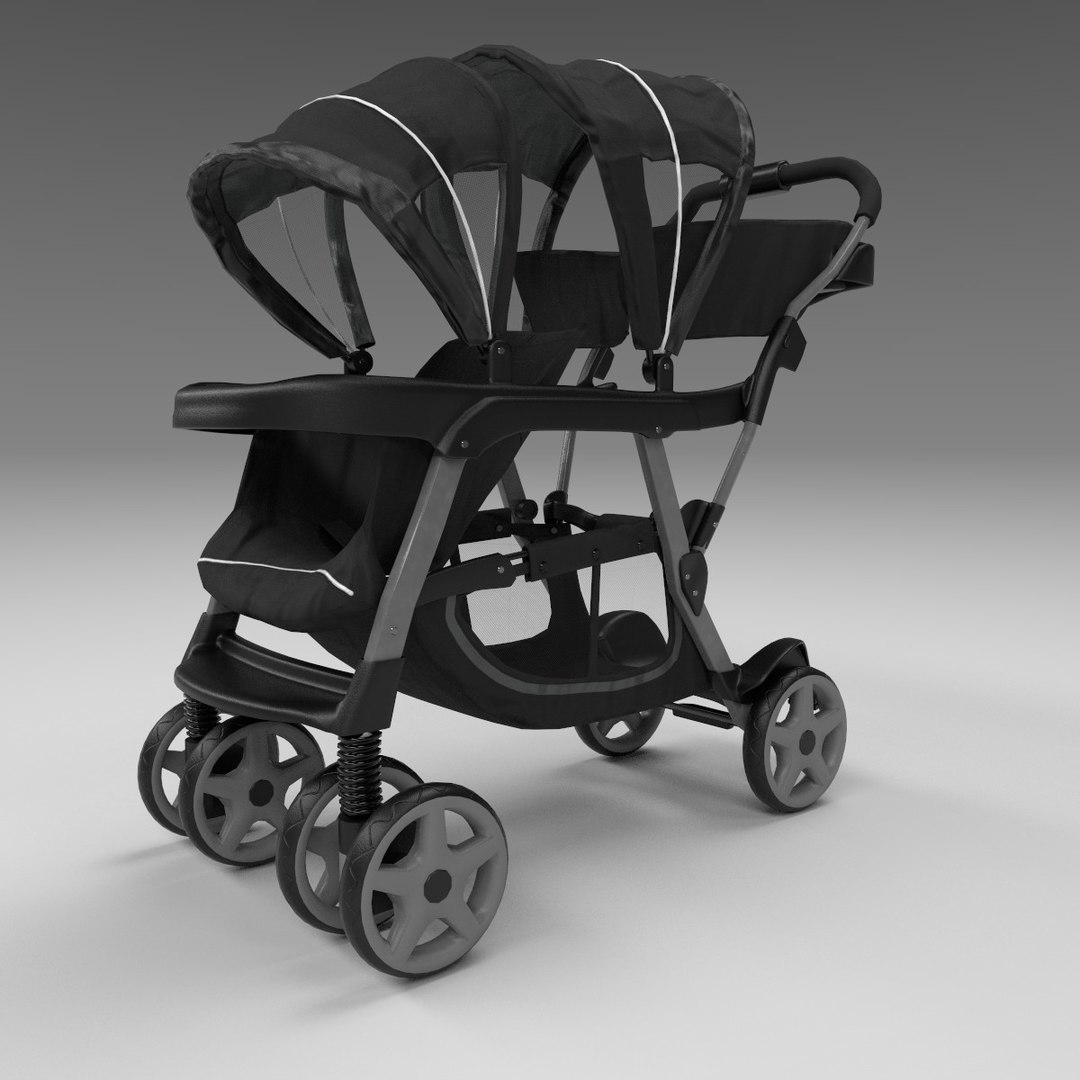 3d two stroller